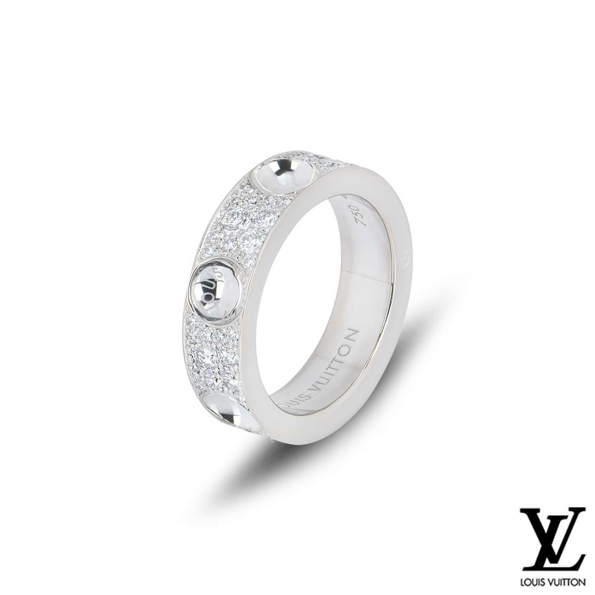 Louis Vuitton Empreinte Diamond Ring Q9A01A